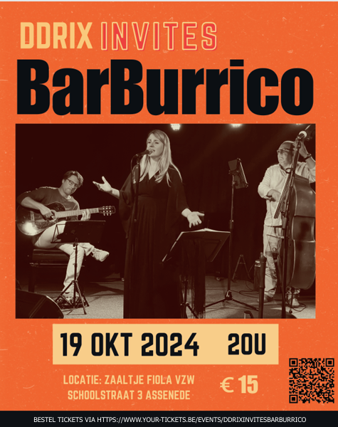 Affiche DDRIX invites BarBurrico